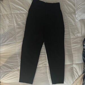 Zara Black High-Waisted Trousers